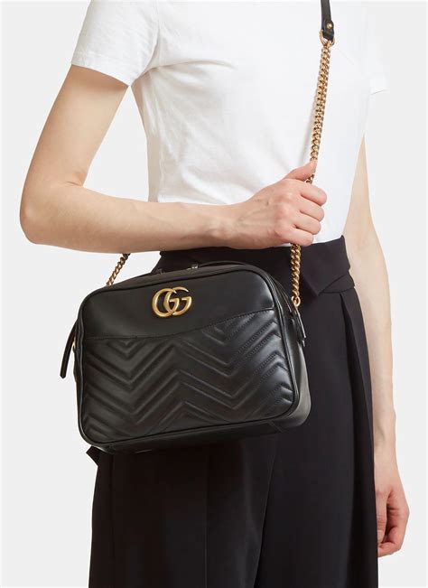 gucci gg marmont small matelasse leather shoulder bag